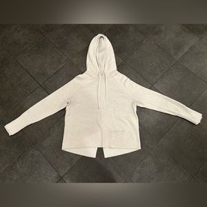 Athleta Women’s Crewneck Sweater with Hood in Cream Size M